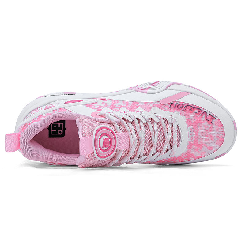 IVERSON Chasing 1 Sugar Pink White Textile, Artificial Leather Slip Resistant, Abrasion Resistant, Breathable Low top