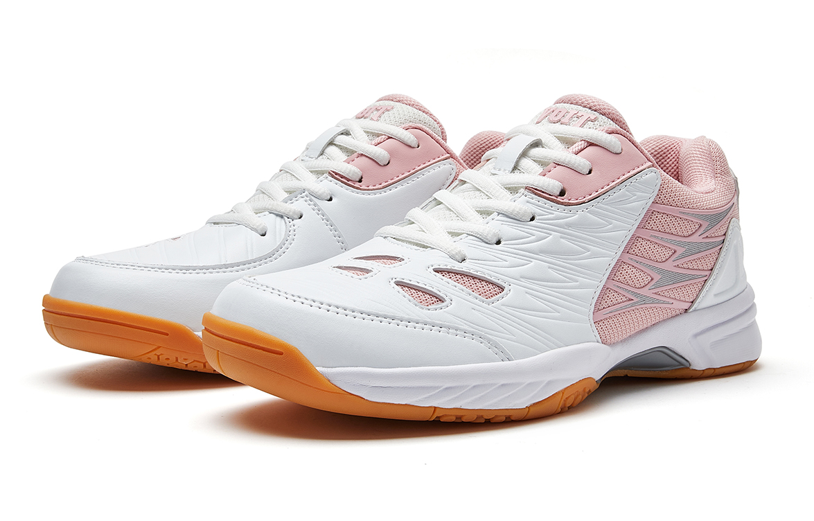 VOIT Cushioning Support Abrasion Resistant Lightweight Breathable Slip Resistant Low top Badminton Shoes Unisex
