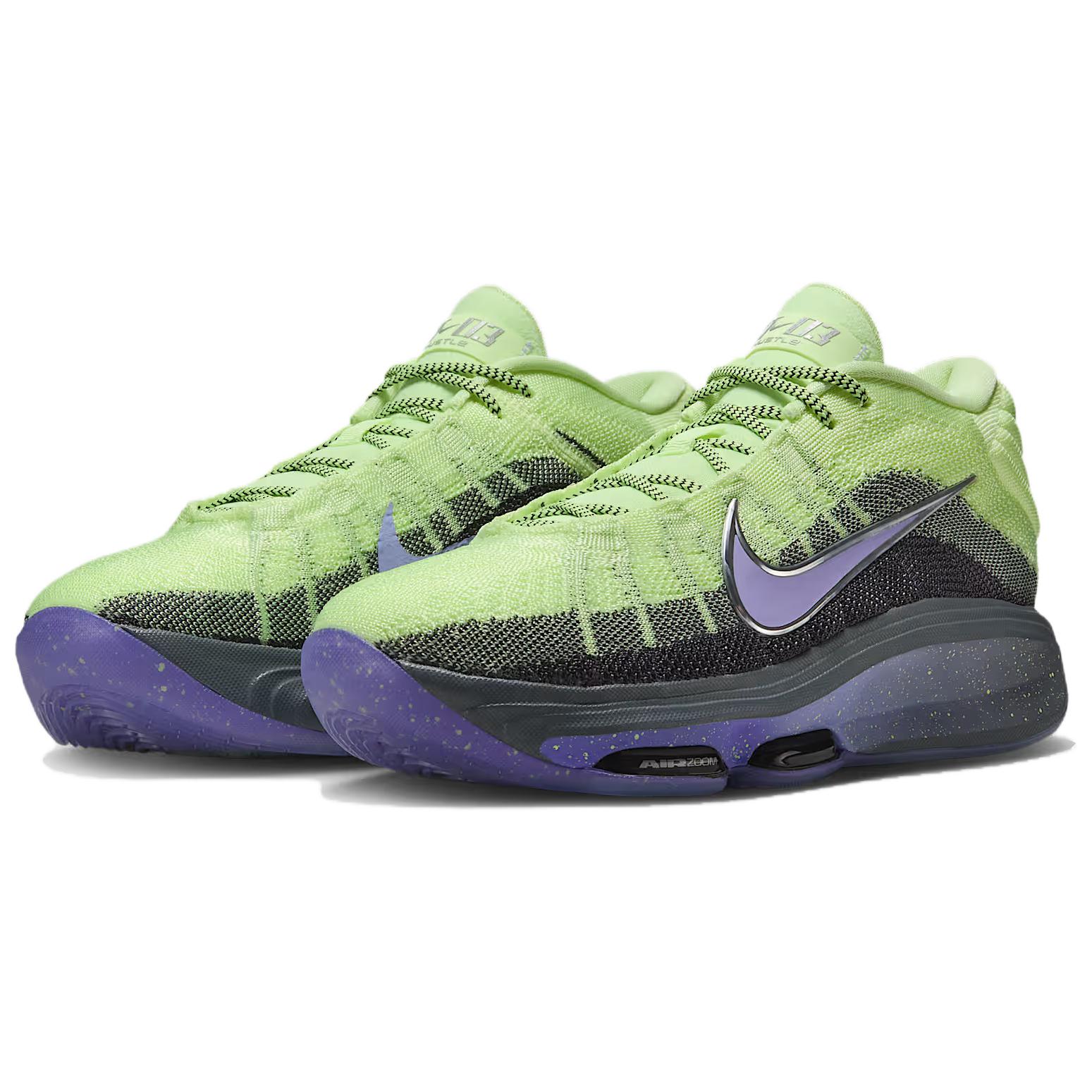 Nike GT Hustle 3 Fashion Trend Basketball Shoes Unisex Green