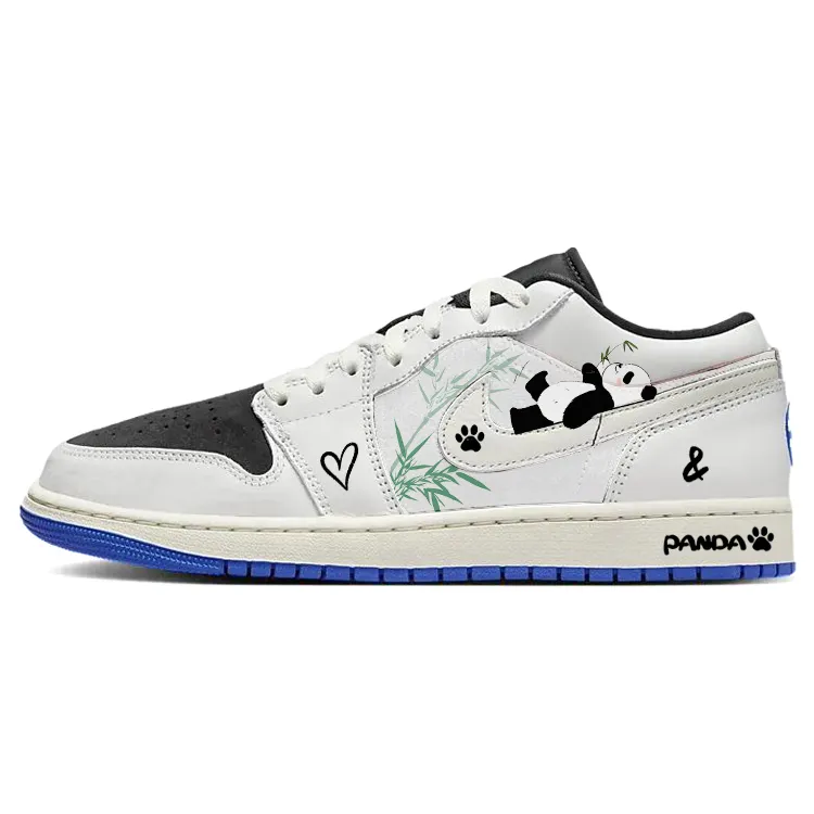 Jordan Air Jordan 1 Vintage Basketball Shoes Men's Low Top White/Black