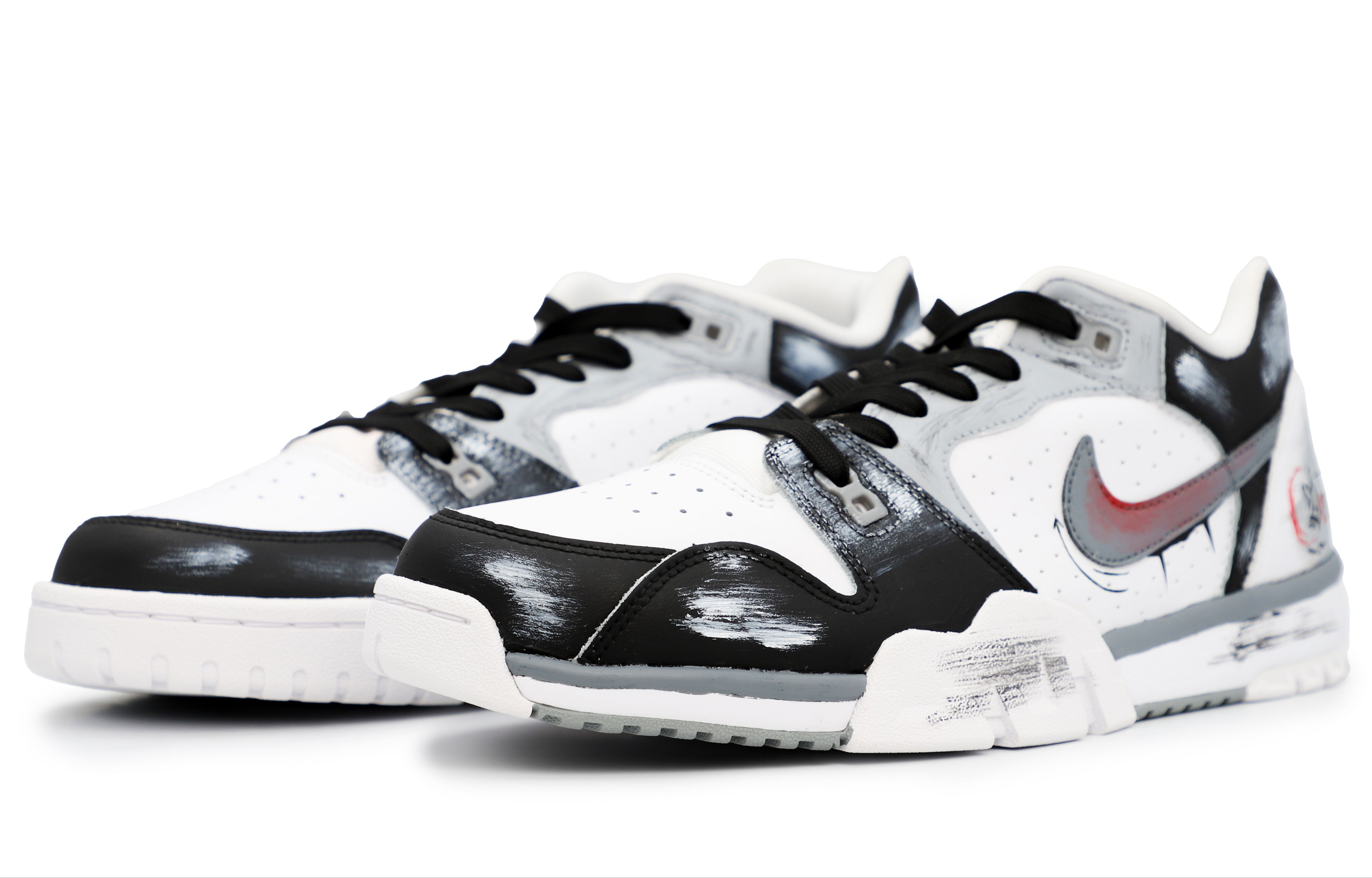 Nike Air Cross Trainer Lost Shadow Support Lightweight Low top Training Shoes Men’s Black White
