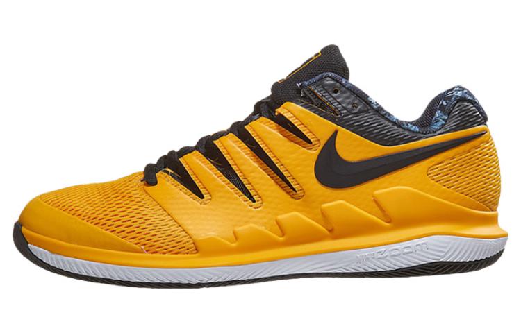 Мужские кроссовки Nike Air Zoom Vapor X Court (желто-черные)