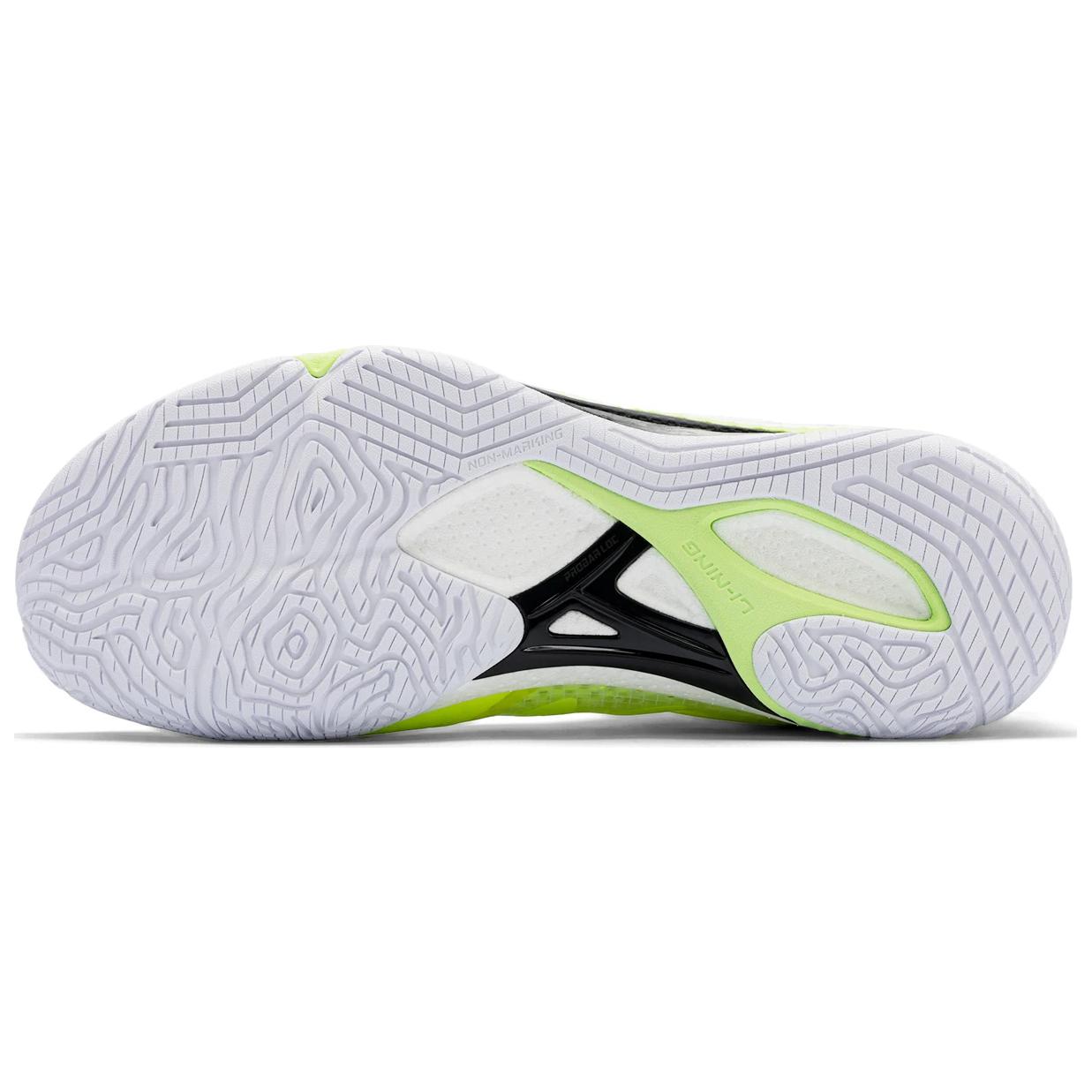 Li Ning Falcon 5 Cushioning Slip Resistant Rebound Low top Badminton Shoes Unisex Fluorescent Yellow Green