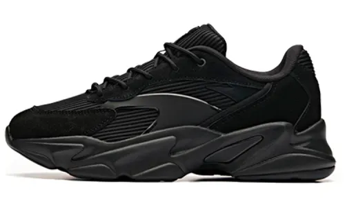 ANTA Chunky Sneakers Women's Low Top Black