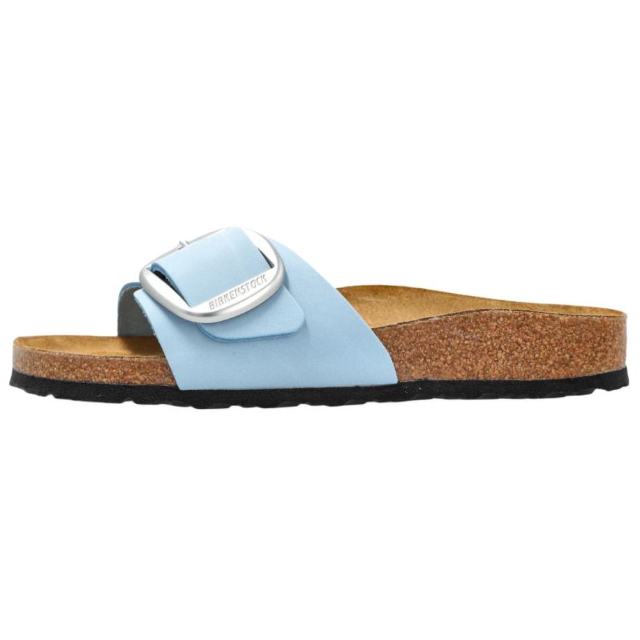 Женские сандалии Birkenstock Madrid Big Buckle (синие)