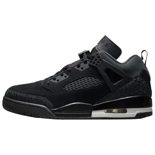 Jordan Spizike Slip Resistant Abrasion Resistant Low top Vintage Basketball Shoes Unisex Black