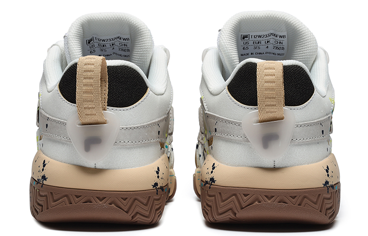 FILA FUSION Ade Barricade Sneakers ‘White Beige Brown’ Women’s