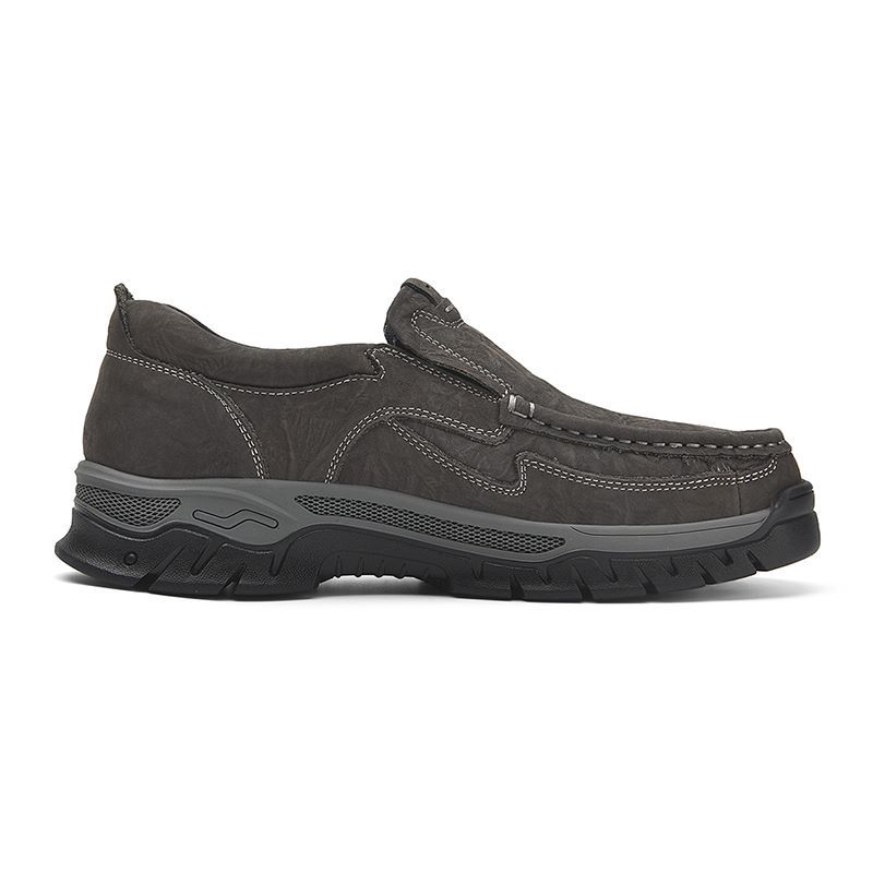Jeep Top Grain Cow Leather Low top Mountaineering Hiking Shoes Men’s