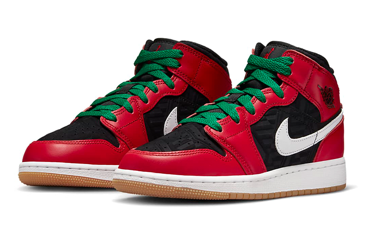 Air Jordan 1 Mid Se ‘Christmas’ Gs