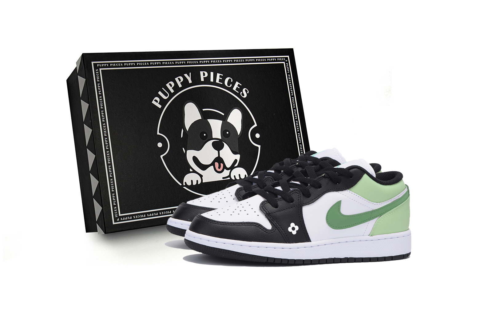 Jordan Air Jordan 1 Slip Resistant Cushioning Low top Vintage Basketball Shoes Men’s White