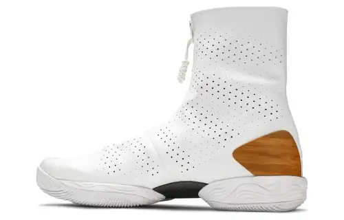 Jordan Air Jordan 28 Crescent City Bamboo OG model, comfortable and practical, non-slip and lightweight, high-top basketball shoes, men's white
