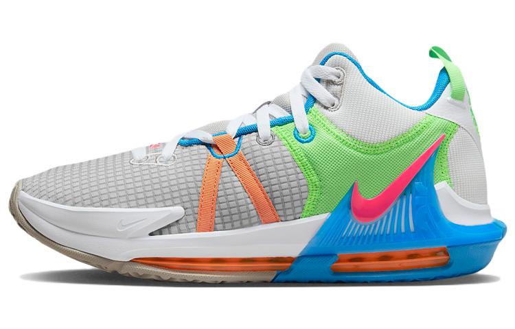 Мужские кроссовки Nike Witness 7 (серо-зелено-синие)