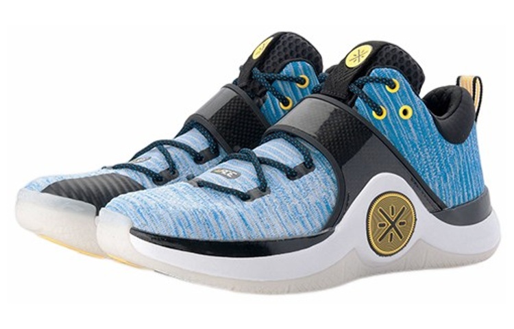 Li Ning Way Of Wade 6 Horizon Non slip Lightweight Low top Basketball Shoes Men’s White Blue