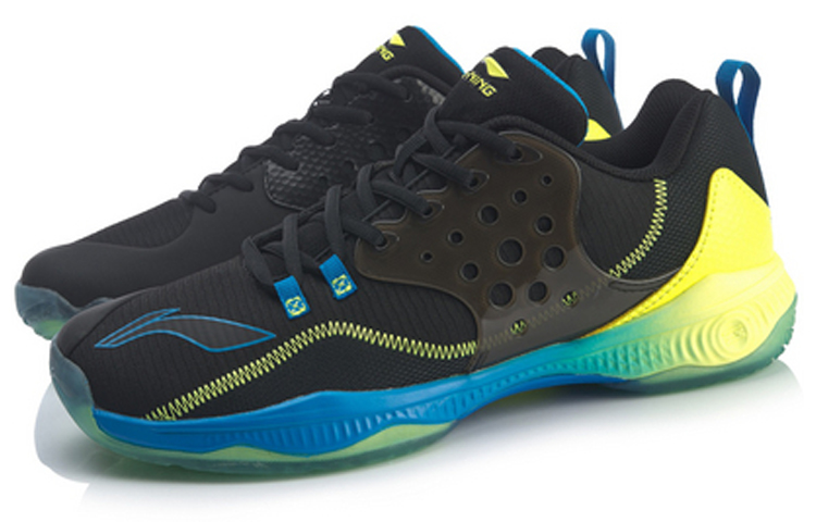Li Ning 2 V2 Textile, Synthetic Leather Cushioning Slip Resistant Abrasion Resistant Support Rebound Low top