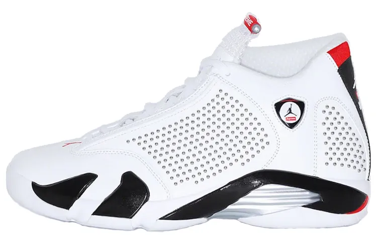 Air Jordan 14 Retro X Supreme 'White'