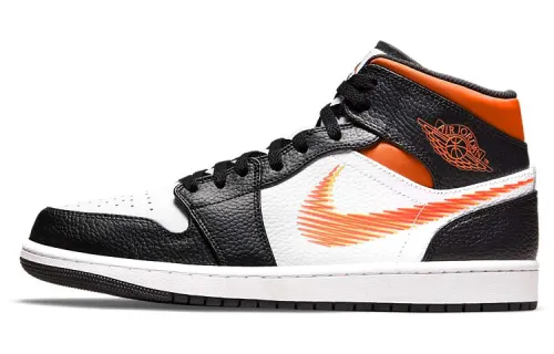 Jordan 1 Mid Zig Zag Swoosh