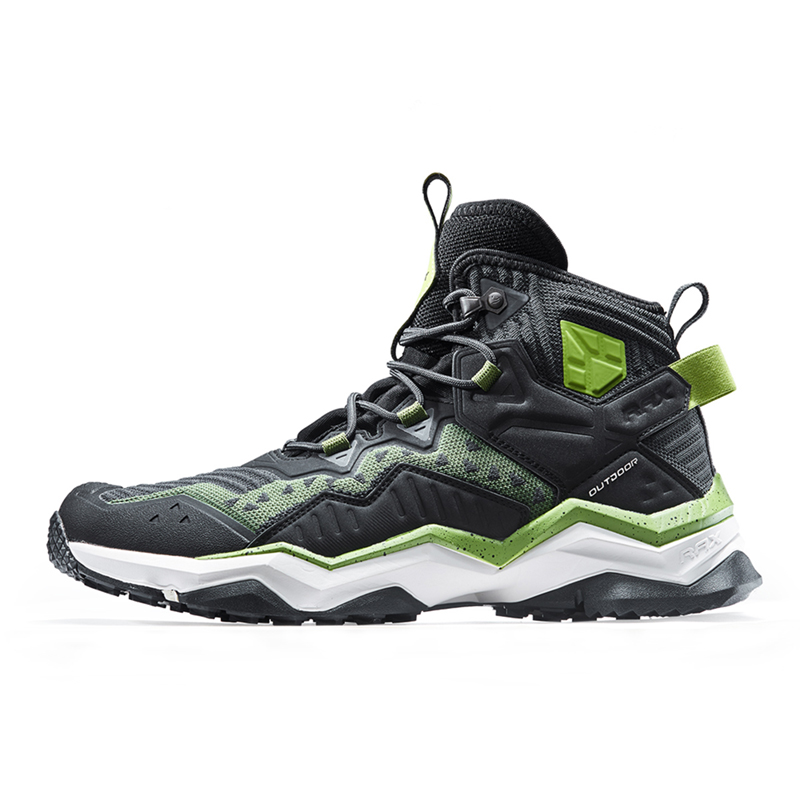 RAX Waterproof, Slip Resistant, Lightweight High top Outdoor Shoes Men’s Carbon Black
