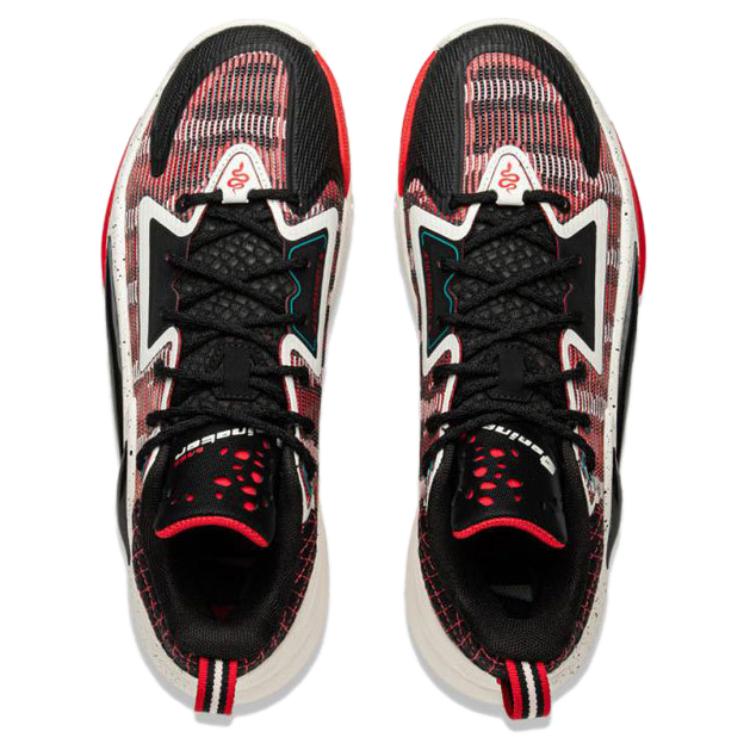 Li Ning Slip Resistant, Abrasion Resistant, Support, Rebound Low top Outdoor Basketball Shoes Men’s Cinnabar