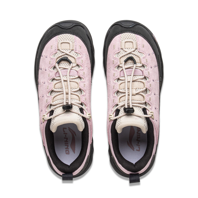 Li Ning Outdoor CF Tracing, Forest Grace SE Low top Outdoor Hiking Shoes Unisex Pink
