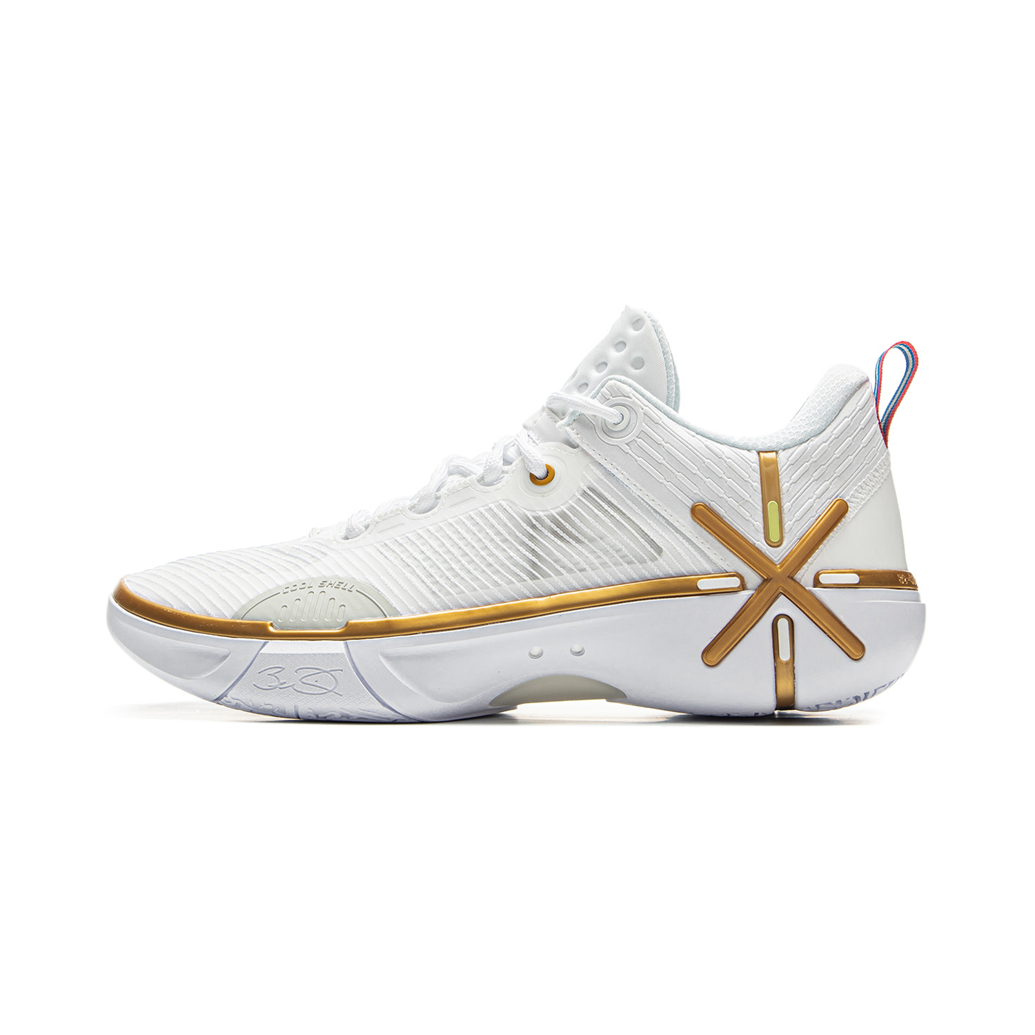 LiNing Wade Phantom 6 Comfortable and Versatile Low-top Basketball Shoes Men's White