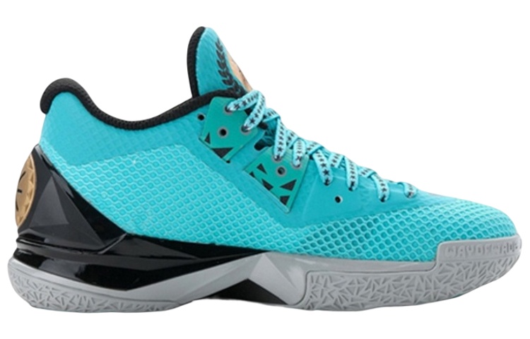 Li Ning WOW 4 Non slip Lightweight Low top Basketball Shoes Men’s Mint Green
