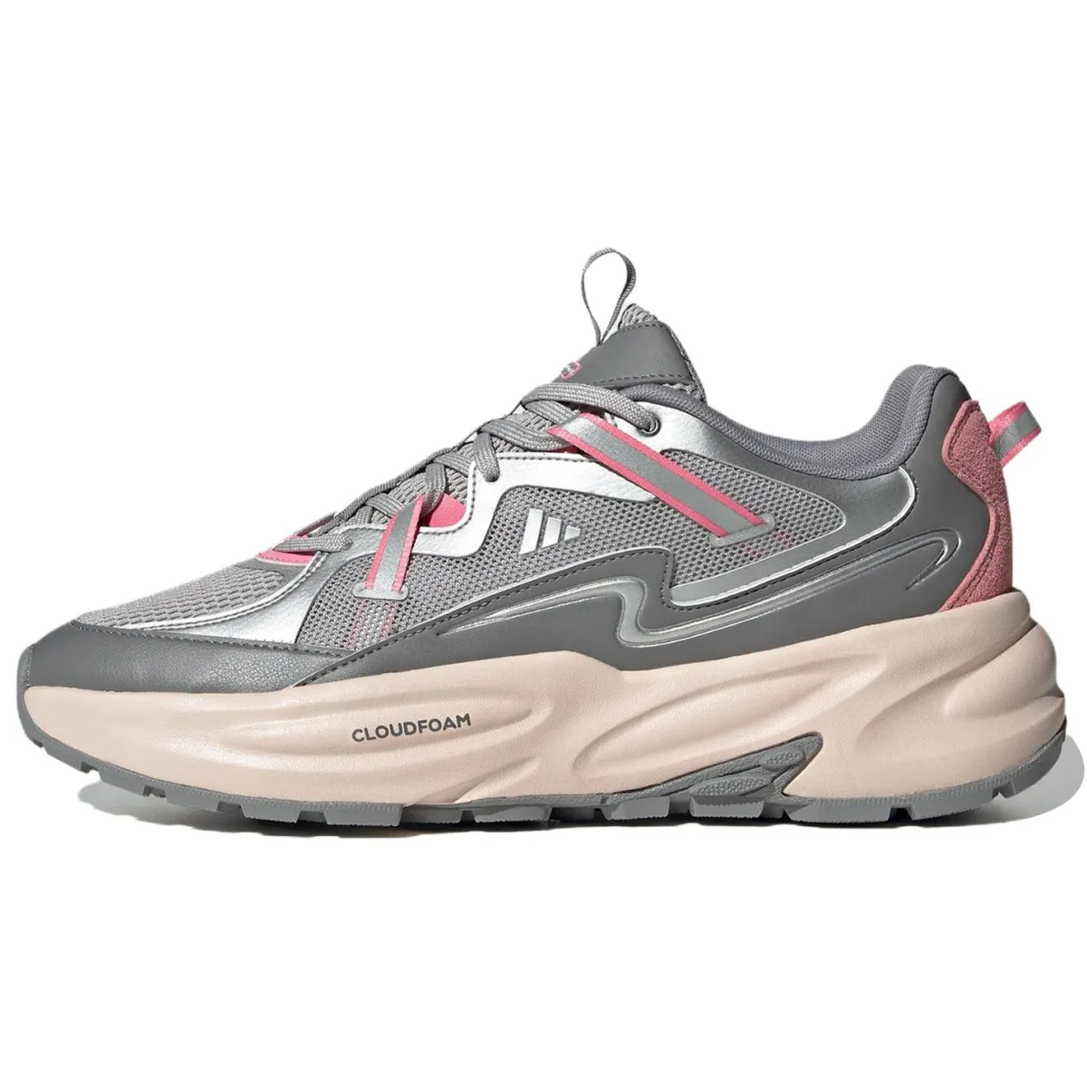 Adidas OZWAVE SURGE 2.0 Abrasion Resistant Low top Chunky Sneakers Unisex Gray