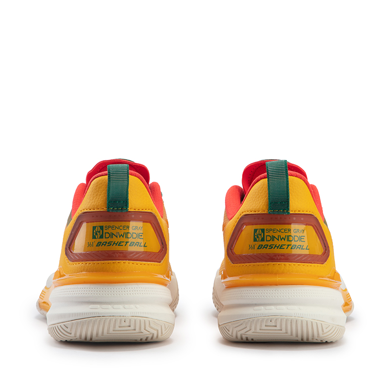 361° DVD 1.5 Basketball Shoes Men’s Low Top Vintage Yellow/Terracotta