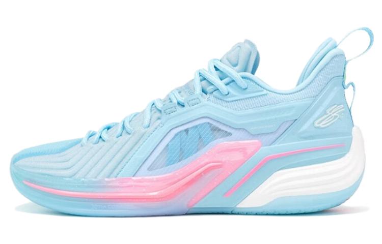 XTEP Jlin 3 JLIN3 Cushioning Slip Resistant Low top Performance Basketball Shoes Men’s Cirrus Blue