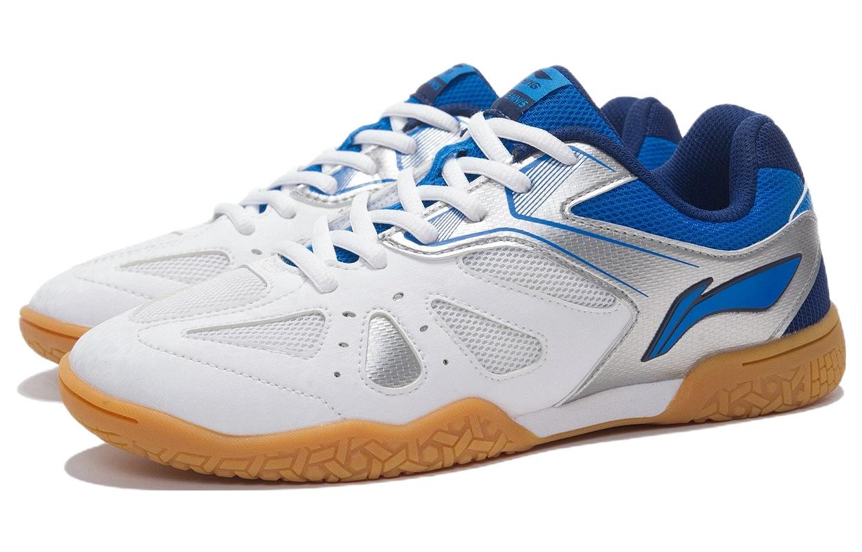 Li Ning Cushioning Slip Resistant Abrasion Resistant Low top Training Shoes Women’s White Blue
