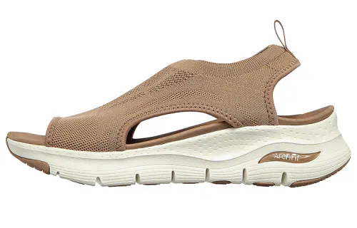 Skechers Arch Fit Beach Sandals Women's Coffee