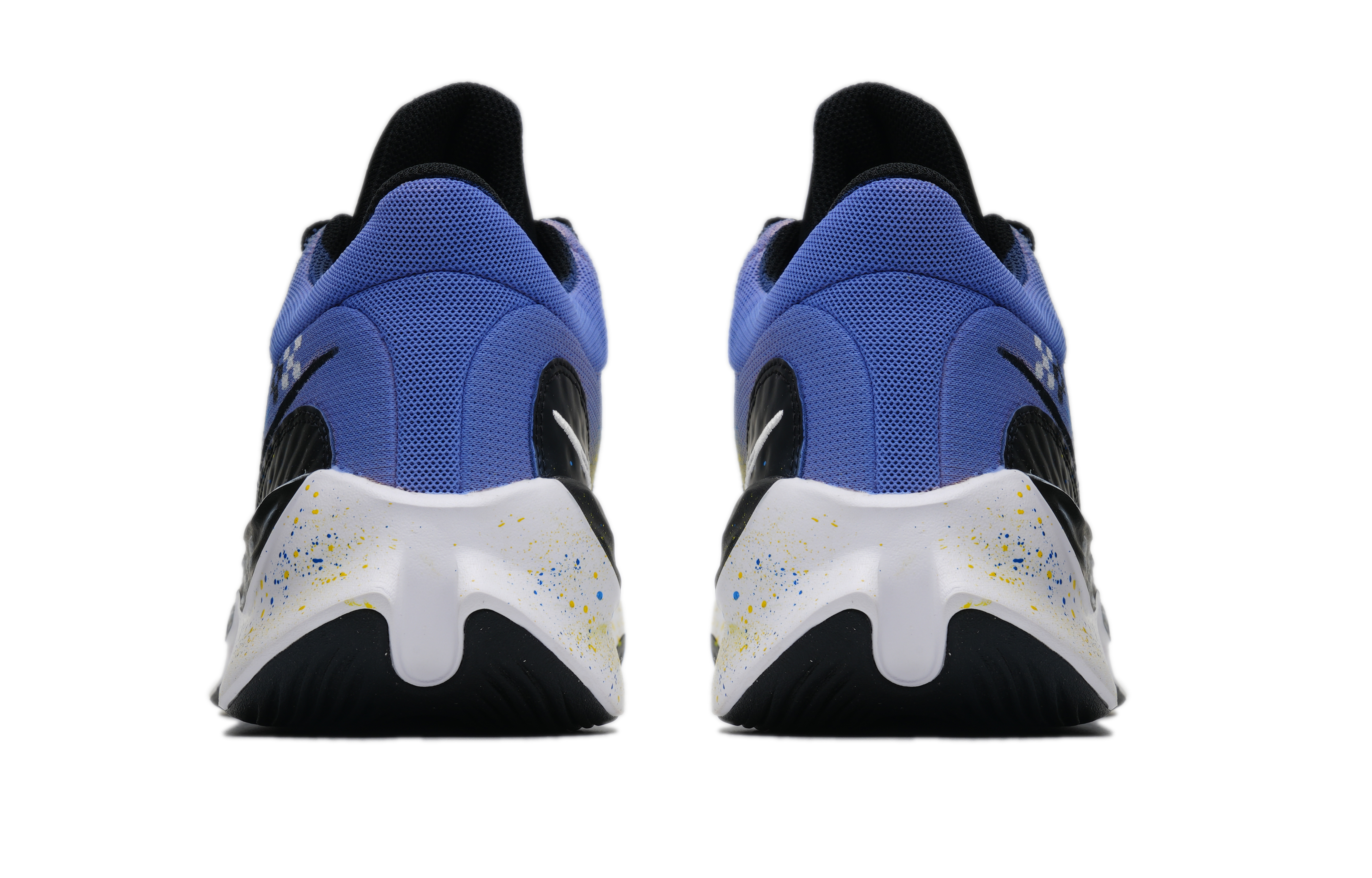Nike Renew Elevate 3 Cushioning Slip Resistant Abrasion Resistant Low top Basketball Shoes Unisex Blue Yellow