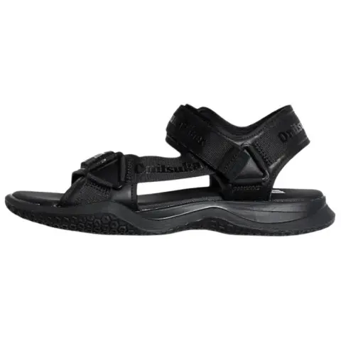 Onitsuka Tiger Ohbori Strap Beach Sandals Unisex Black