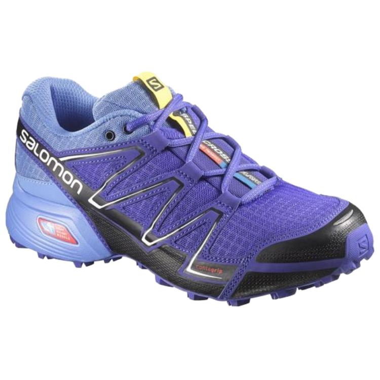 SALOMON Speedcross Vario Slip Resistant Abrasion Resistant Low top Hiking Shoes Women’s Purple