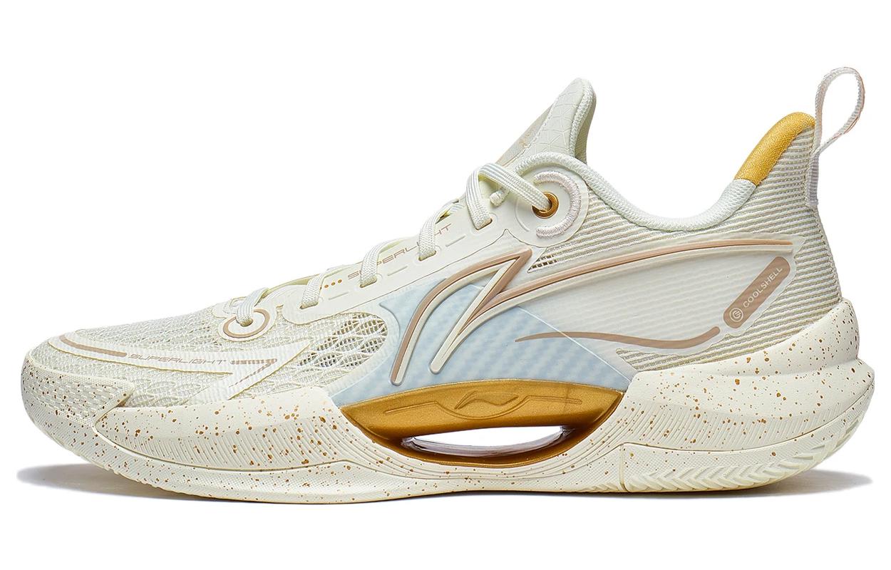 Li Ning Super Light V2 Cushioning Slip Resistant Abrasion Resistant Breathable Support Lightweight Rebound Low top
