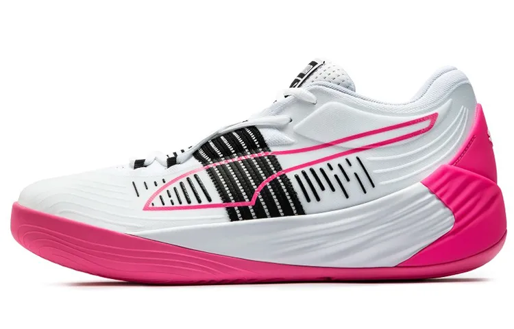 Puma Fusion Nitro White Black Pink
