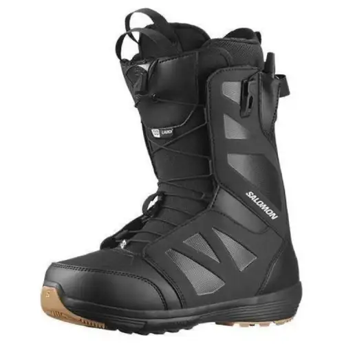 SALOMON Thermal Abrasion Resistant Crew Snow Boots Men's Black