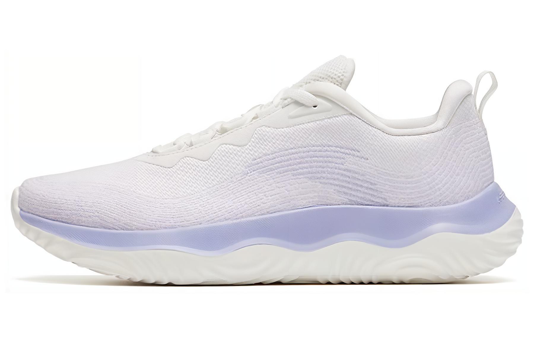 Anta Shenxing Cushioning Slip Resistant Abrasion Resistant Low top Training Shoes Women's White Purple