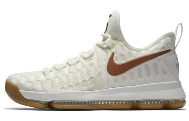 Nike KD 9 Texas Kobe 9 trendy sports non-slip lightweight low-top basketball shoes men's white