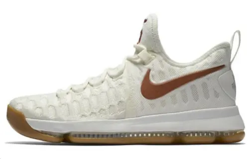 Nike KD 9 Texas Kobe 9 trendy sports non-slip lightweight low-top basketball shoes men's white