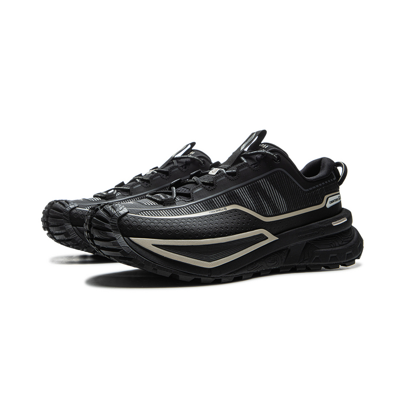 Li Ning Outdoor CF Tracing, Xingchuan TPU Low top Hiking Shoes Unisex Black