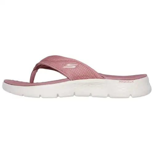 Skechers Go Walk Fle Comfortable Flip Flops Women's Light Purple