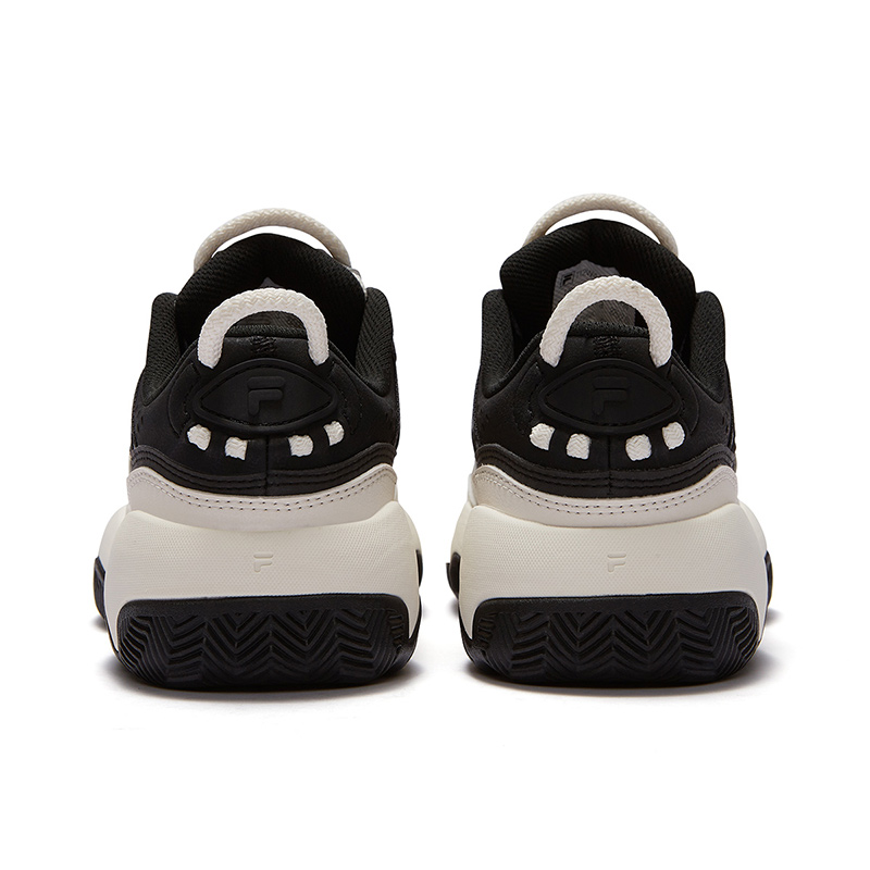 FILA FUSION FIRE Flame Shoes Versatile Balance Low top Vintage Basketball Shoes Women’s Black White