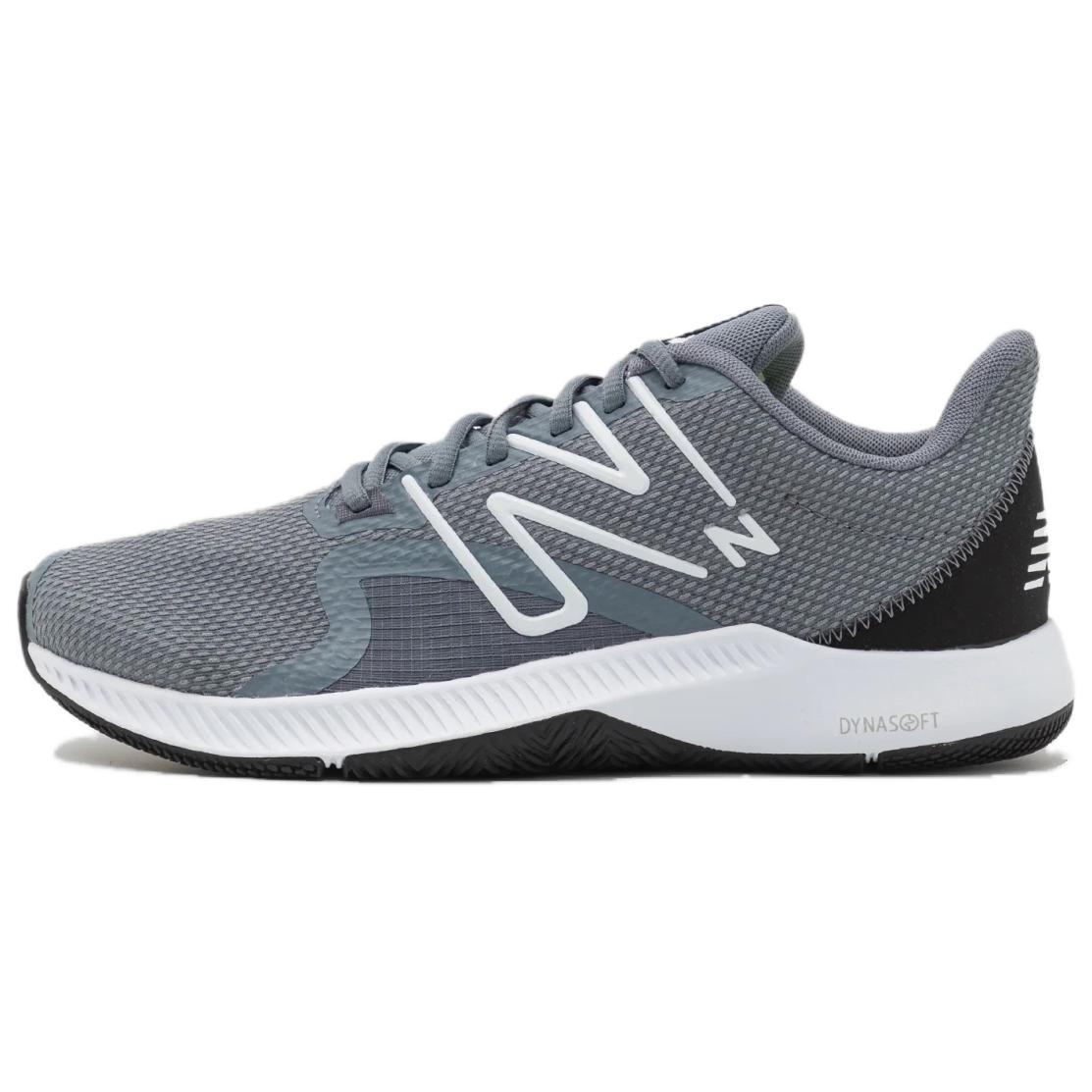 New Balance DynaSoft TRNR V2 Comfortable And Lightweight Abrasion Resistant Low top Training Shoes Men's Gray White