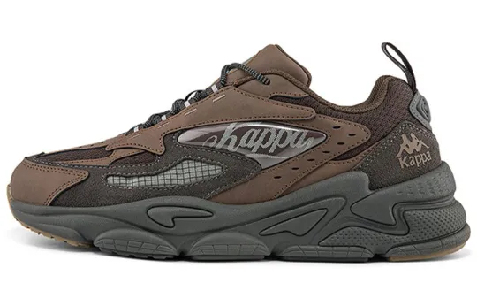Kappa Synthetic Leather, Textile Height Increasing Cushioning Abrasion Resistant Slip Resistant Low top Chunky Sneakers