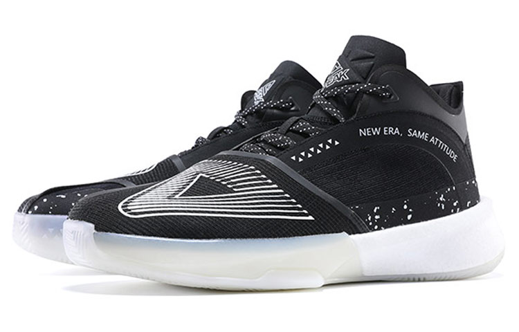 PEAK Surfing The Big Triangle 1.0 Surge Large Triangle Fashion Abrasion Resistant Breathable Mid top Basketball Shoes