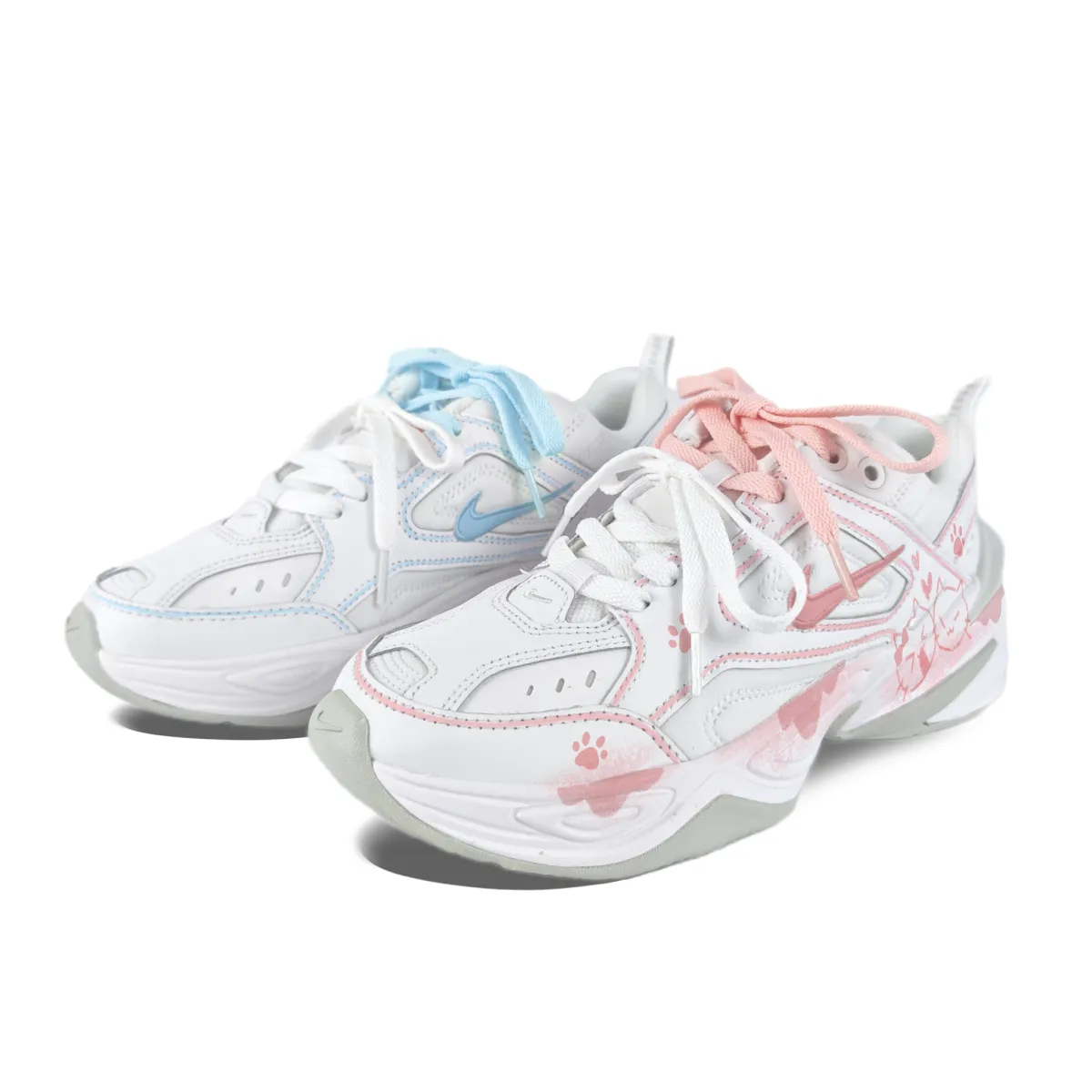 Nike M2K Tekno Abrasion Resistant Breathable Abrasion Resistant Breathable Low top Chunky Sneakers Women's White