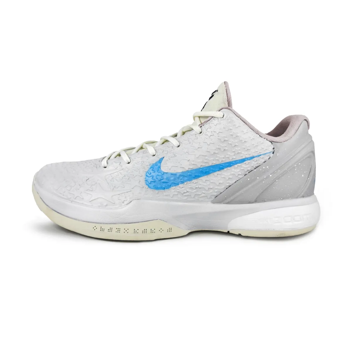 Nike Zoom Kobe 6 'All Star 2.0' All Star 2.0 White Moonlight Cushioning, Wear Resistant Low top Basketball Shoes Men's