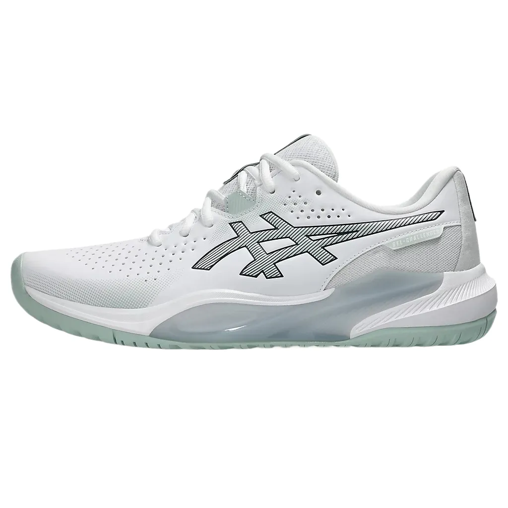 ASICS GEL CHALLENGER 15 Synthetic Leather, Textile Abrasion Resistant Breathable Low top Tennis Shoes Men's White