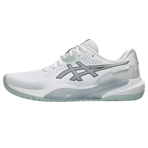 ASICS GEL CHALLENGER 15 Synthetic Leather, Textile Abrasion Resistant Breathable Low top Tennis Shoes Men's White