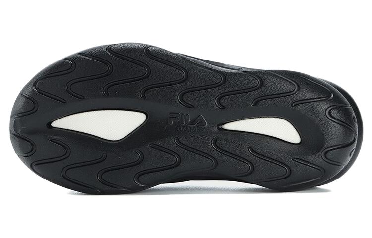 FILA FUSION Slip Resistant Abrasion Resistant Clogs Men's Black White